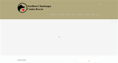Desktop Screenshot of caninerescue.org