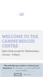 Mobile Screenshot of caninerescue.co.uk